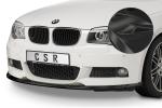 CSR Frontspoiler | Cup-Spoilerlippe mit ABE für BMW 1er E82 / E88 M-Paket CSL494-C Carbon Look Hochglanz (keine Lackierung erforderlich)