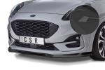 CSR Frontspoiler | Cup-Spoilerlippe mit ABE für Ford Puma ST-Line CSL504-S strukturiert schwarz matt (keine Lackierung erforderlich)