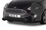 CSR Frontspoiler | Cup-Spoilerlippe mit ABE für Ford Fiesta MK8 CSL510-S strukturiert schwarz matt (keine Lackierung erforderlich)