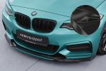 CSR Frontspoiler | Cup-Spoilerlippe mit ABE für BMW 2er (F22/F23) M-Paket CSL514-G Glossy schwarz Hochglanz (keine Lackierung erforderlich)