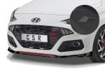 CSR Frontspoiler | Cup-Spoilerlippe mit ABE für Hyundai i10 (3. Gen) N-Line CSL525-S strukturiert schwarz matt (keine Lackierung erforderlich)