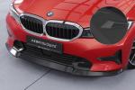 CSR Frontspoiler | Cup-Spoilerlippe mit ABE für BMW 3er (G20/G21) Limousine und Touring CSL526-S strukturiert schwarz matt (keine Lackierung erforderlich)
