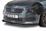 CSR Frontspoiler | Cup-Spoilerlippe mit ABE für Skoda Kamiq CSL527-G Glossy schwarz Hochglanz (keine Lackierung erforderlich)