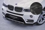 CSR Frontspoiler | Cup-Spoilerlippe mit ABE für BMW X3 (F25) LCI CSL532-C Carbon Look Hochglanz (keine Lackierung erforderlich)