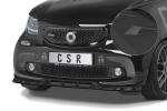 CSR Frontspoiler | Cup-Spoilerlippe mit ABE für Smart fortwo 453 Brabus CSL542-S strukturiert schwarz matt (keine Lackierung erforderlich)