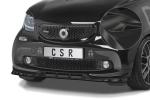 CSR Frontspoiler | Cup-Spoilerlippe mit ABE für Smart fortwo 453 Brabus CSL542-C Carbon Look Hochglanz (keine Lackierung erforderlich)