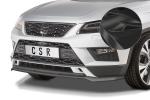 CSR Frontspoiler | Cup-Spoilerlippe mit ABE für Seat Ateca (Typ 5FP, KH7) CSL567-C Carbon Look Hochglanz (keine Lackierung erforderlich)