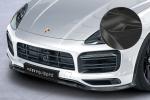CSR Frontspoiler | Cup-Spoilerlippe mit ABE für Porsche Cayenne P0536/9YA CSL576-C Carbon Look Hochglanz (keine Lackierung erforderlich)