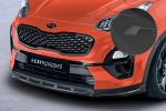 CSR Frontspoiler | Cup-Spoilerlippe mit ABE für Kia Sportage QLE CSL577-S strukturiert schwarz matt (keine Lackierung erforderlich)