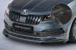 CSR Frontspoiler | Cup-Spoilerlippe mit ABE für Skoda Karoq SportLine CSL583-C Carbon Look Hochglanz (keine Lackierung erforderlich)