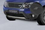CSR Frontspoiler | Cup-Spoilerlippe mit ABE für Dacia Duster I CSL584-S strukturiert schwarz matt (keine Lackierung erforderlich)