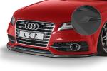 CSR Frontspoiler | Cup-Spoilerlippe mit ABE für Audi A7 S-Line / S7 C7 (Typ 4G) CSL607-L Lackierung erforderlich (unlackiert roh)