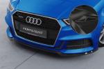 CSR Frontspoiler | Cup-Spoilerlippe mit ABE für Audi A3 S-Line / S3 8V CSL612-G Glossy schwarz Hochglanz (keine Lackierung erforderlich)