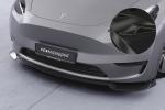 CSR Frontspoiler | Cup-Spoilerlippe mit ABE für Tesla Model Y CSL620-G Glossy schwarz Hochglanz (keine Lackierung erforderlich)