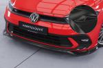 CSR Frontspoiler | Cup-Spoilerlippe mit ABE für VW Polo 6 2G (Typ AW) GTI / R-Line CSL622-G Glossy schwarz Hochglanz (keine Lackierung erforderlich)