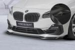 CSR Frontspoiler | Cup-Spoilerlippe mit ABE für BMW 2er (F45) Active Tourer CSL623-G Glossy schwarz Hochglanz (keine Lackierung erforderlich)