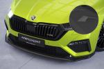 CSR Frontspoiler | Cup-Spoilerlippe mit ABE für Skoda Octavia 4 RS / RS Plus CSL624-S strukturiert schwarz matt (keine Lackierung erforderlich)