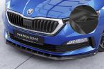 CSR Frontspoiler | Cup-Spoilerlippe mit ABE für Skoda Scala CSL633-C Carbon Look Hochglanz (keine Lackierung erforderlich)
