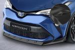 CSR Frontspoiler | Cup-Spoilerlippe mit ABE für Toyota C-HR CSL634-G Glossy schwarz Hochglanz (keine Lackierung erforderlich)