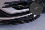 CSR Frontspoiler | Cup-Spoilerlippe / Frontblenden für VW Golf 7 (Typ AU) R CSL636-S strukturiert schwarz matt (keine Lackierung erforderlich)