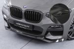 CSR Frontspoiler | Cup-Spoilerlippe mit ABE für BMW X3 G01 / X4 G02 M-Paket CSL642-G Glossy schwarz Hochglanz (keine Lackierung erforderlich)
