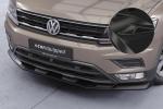 CSR Frontspoiler | Cup-Spoilerlippe mit ABE für VW Tiguan 2 (Typ AD) Basis CSL658-G Glossy schwarz Hochglanz (keine Lackierung erforderlich)