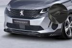 CSR Frontspoiler | Cup-Spoilerlippe mit ABE für Peugeot 3008 (2. Gen) CSL688-C Carbon Look Hochglanz (keine Lackierung erforderlich)