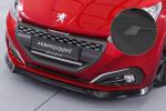 CSR Frontspoiler | Cup-Spoilerlippe mit ABE für Peugeot 208 GTi CSL694-S strukturiert schwarz matt (keine Lackierung erforderlich)