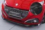 CSR Frontspoiler | Cup-Spoilerlippe mit ABE für Peugeot 208 GTi CSL694-G Glossy schwarz Hochglanz (keine Lackierung erforderlich)