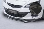 CSR Frontspoiler | Cup-Spoilerlippe mit ABE für Opel Astra J GTC CSL695-C Carbon Look Hochglanz (keine Lackierung erforderlich)