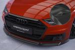 CSR Frontspoiler | Cup-Spoilerlippe mit ABE für Audi A8 (D5) CSL705-C Carbon Look Hochglanz (keine Lackierung erforderlich)