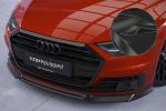 CSR Frontspoiler | Cup-Spoilerlippe mit ABE für Audi A8 (D5) CSL705-G Glossy schwarz Hochglanz (keine Lackierung erforderlich)