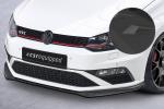 CSR Frontspoiler | Cup-Spoilerlippe mit ABE für VW Polo 5 (Typ 6C) GTI CSL709-S strukturiert schwarz matt (keine Lackierung erforderlich)