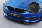 CSR Frontspoiler | Cup-Spoilerlippe mit ABE für BMW 4er (F32/F33/F36) M-Paket CSL736-C Carbon Look Hochglanz (keine Lackierung erforderlich)