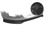 CSR Frontspoiler | Cup-Spoilerlippe mit ABE für Fiat Panda 3 (Typ 312/319) CSL753-C Carbon Look Hochglanz (keine Lackierung erforderlich)