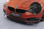 CSR Frontspoiler | Cup-Spoilerlippe mit ABE für BMW 4er F36 Gran Coupe CSL781-G Glossy schwarz Hochglanz (keine Lackierung erforderlich)