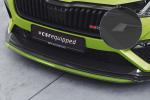 CSR Frontspoiler | Cup-Spoilerlippe mit ABE für Skoda Octavia 4 RS CSL784-S strukturiert schwarz matt (keine Lackierung erforderlich)