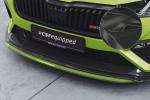 CSR Frontspoiler | Cup-Spoilerlippe mit ABE für Skoda Octavia 4 RS CSL784-C Carbon Look Hochglanz (keine Lackierung erforderlich)