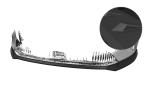 CSR Frontspoiler | Cup-Spoilerlippe mit ABE für MG 5 EV CSL807-S strukturiert schwarz matt (keine Lackierung erforderlich)