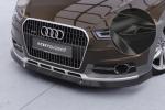 CSR Frontspoiler | Cup-Spoilerlippe mit ABE für Audi A6 C7 (Typ 4G) Allroad CSL809-G Glossy schwarz Hochglanz (keine Lackierung erforderlich)