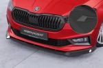 CSR Frontspoiler | Cup-Spoilerlippe mit ABE für Skoda Fabia 4 Monte Carlo CSL829-S strukturiert schwarz matt (keine Lackierung erforderlich)