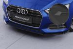 CSR Frontspoiler | Cup-Spoilerlippe mit ABE für Audi A5 (F5) CSL873-S strukturiert schwarz matt (keine Lackierung erforderlich)