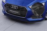 CSR Frontspoiler | Cup-Spoilerlippe mit ABE für Audi A5 (F5) CSL873-C Carbon Look Hochglanz (keine Lackierung erforderlich)