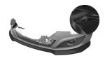 CSR Frontspoiler | Cup-Spoilerlippe mit ABE für Seat Leon 2 (Typ 1P) CSL876-G Glossy schwarz Hochglanz (keine Lackierung erforderlich)