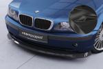 CSR Frontspoiler | Cup-Spoilerlippe mit ABE für BMW 3er E46 Limo / Touring CSL878-C Carbon Look Hochglanz (keine Lackierung erforderlich)