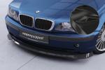 CSR Frontspoiler | Cup-Spoilerlippe mit ABE für BMW 3er E46 Limo / Touring CSL878-G Glossy schwarz Hochglanz (keine Lackierung erforderlich)