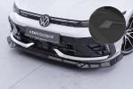 CSR Frontspoiler | Cup-Spoilerlippe mit ABE für VW Golf 8 R CSL947-C Carbon Look Hochglanz (keine Lackierung erforderlich)