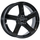 DBV Alufelge 5SP 001 schwarz 7x17 ET48 5x112 Nabe 74.1 KBA 51470