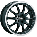 DBV Alufelge Australia schwarz, horn poliert 7x15 ET40 5x114.3 Nabe 74.1 KBA 46227