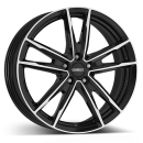 DEZENT Alufelge KF dark black/polished 7.0x17 ET48 114.3 Nabe 67.1mm 55150.0